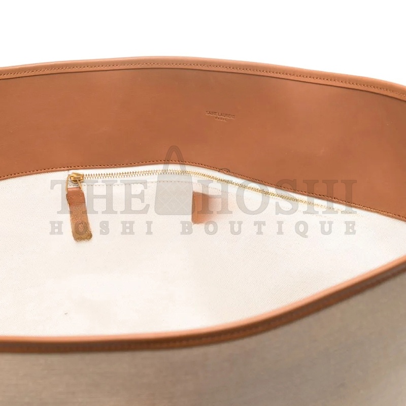 Y51 LAURENT CABAS BAG IN DESERT DUST&amp;BRICK 773704FAC7T9856 (47*30*25cm) Master Quality